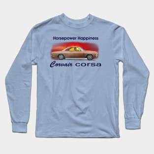 Corvair Corsa - Horsepower Happiness Long Sleeve T-Shirt